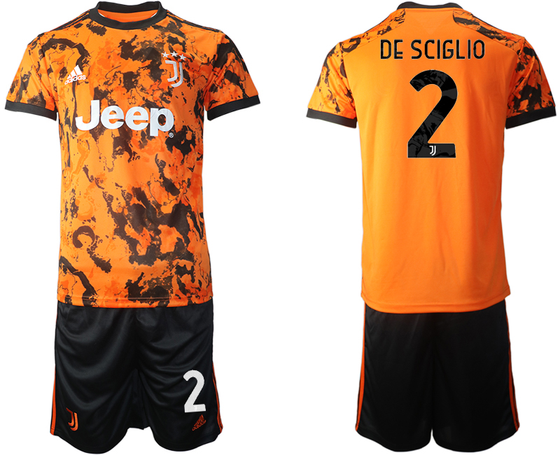 2020-21 Juventus  away 2# DE SCIGLIO soccer jerseys