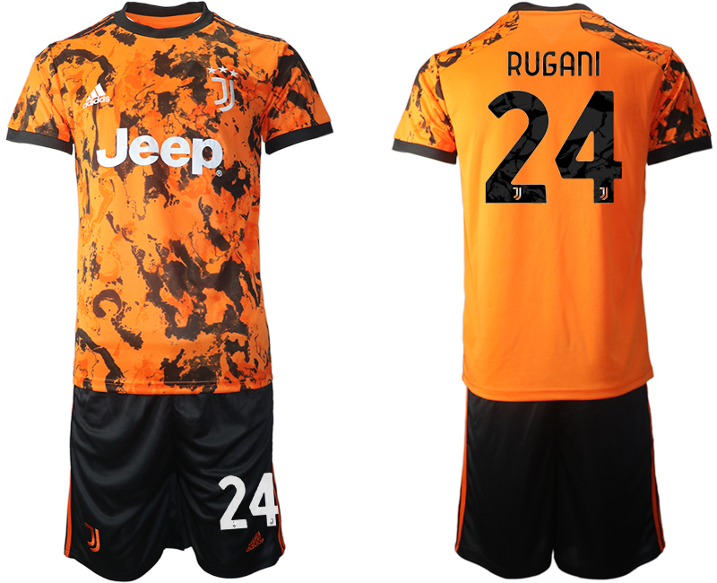 2020-21 Juventus  away 24# RUGANI soccer jerseys