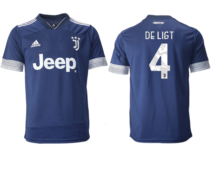 2020-21 Juventus  away aaa version 4# DE LIGT soccer jerseys