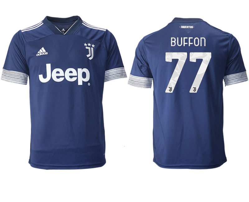 2020-21 Juventus  away aaa version 77# BUFFON soccer jerseys