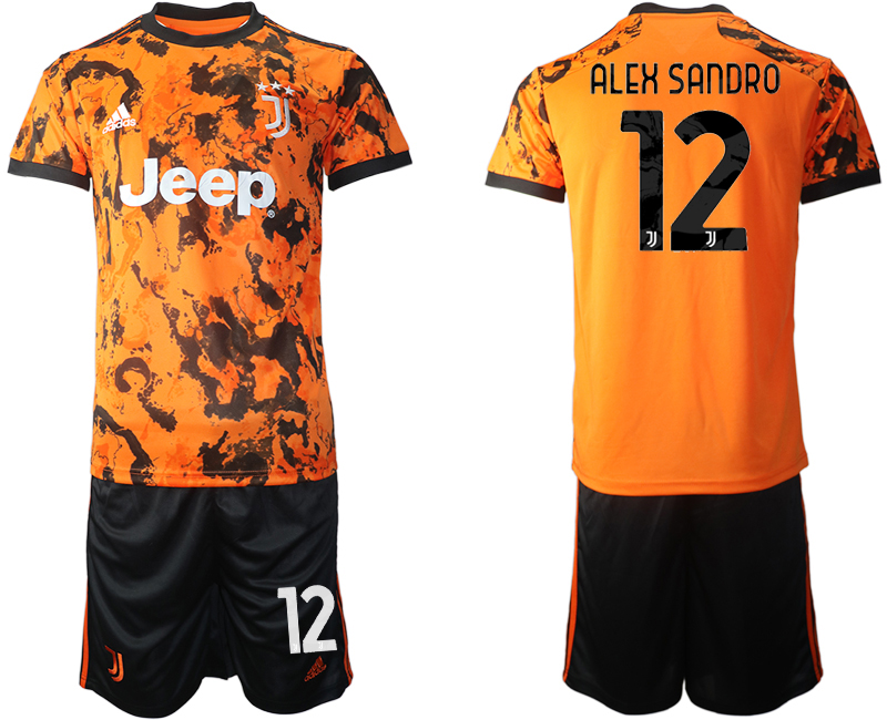 2020-21 Juventus 12 ALEX SANDRO Third Away Soccer Jersey