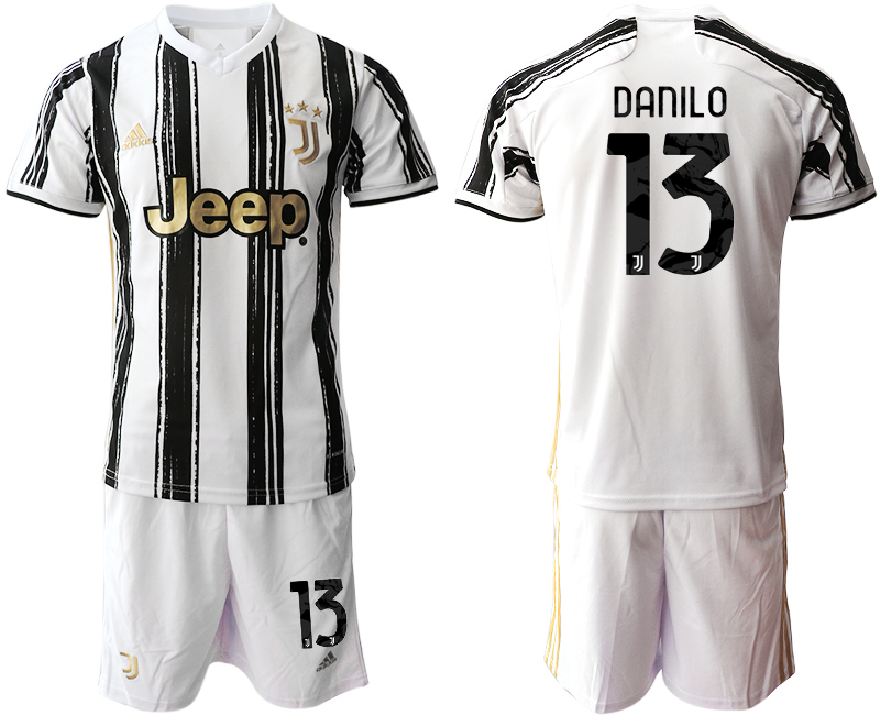 2020-21 Juventus 13 DANILO Home Soccer Jersey