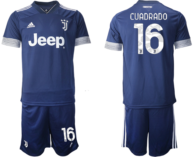 2020-21 Juventus 16 CUADRADO Away Soccer Jersey