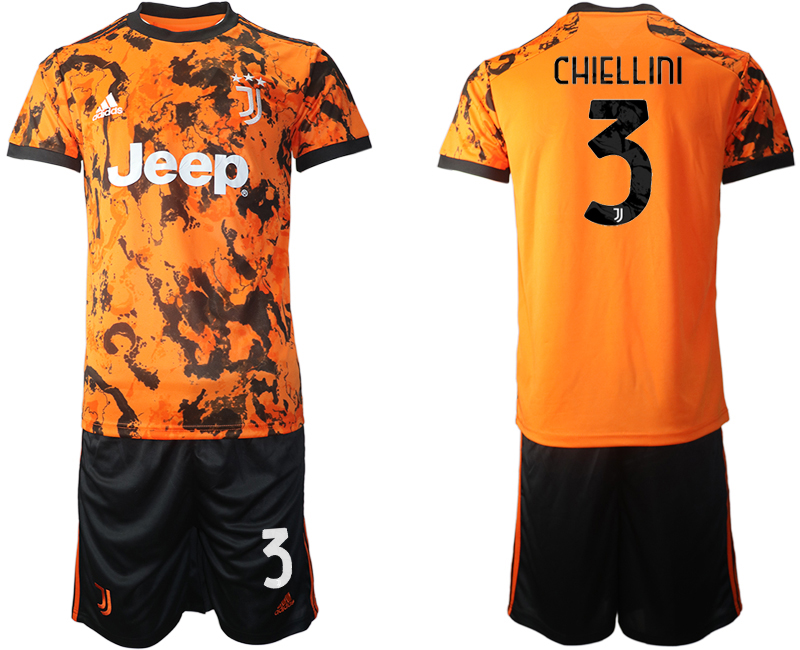 2020-21 Juventus 3 CHIELLINI Third Away Soccer Jersey