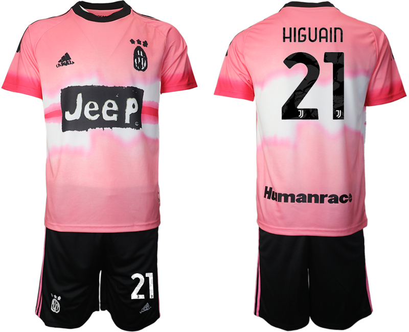 2020-21 Juventus adidas × Human Race 21# HIGUAIN soccer jerseys