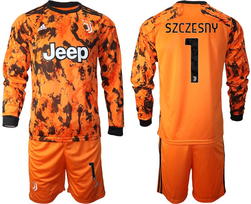 2020-21 Juventus away  1# SZCZESNY long sleeve soccer jerseys