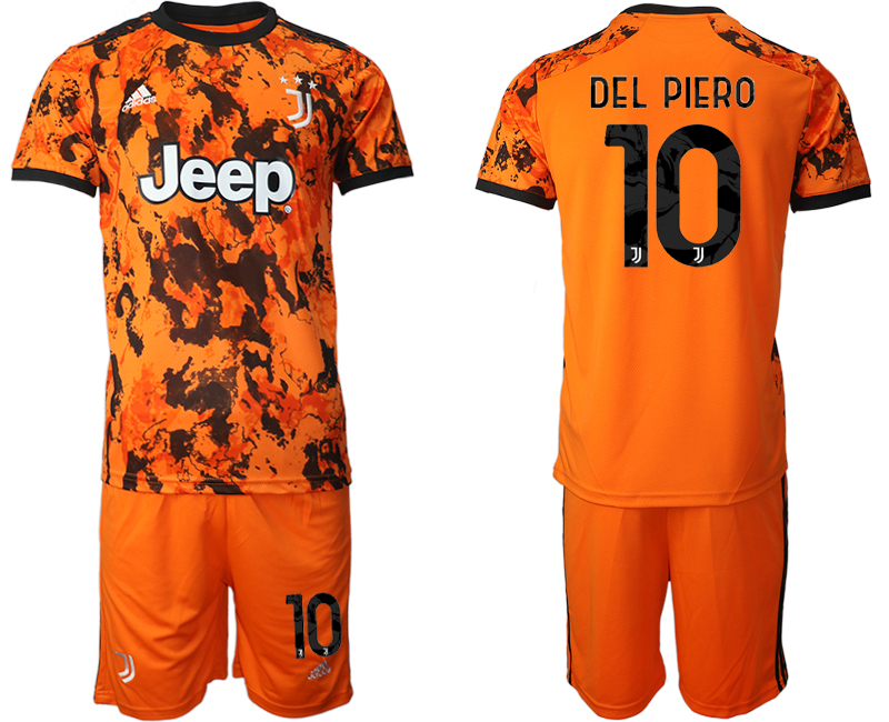 2020-21 Juventus away  10# DEL PIERO soccer jerseys