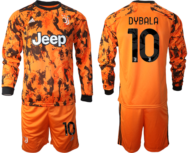 2020-21 Juventus away  10# DYBALA long sleeve soccer jerseys