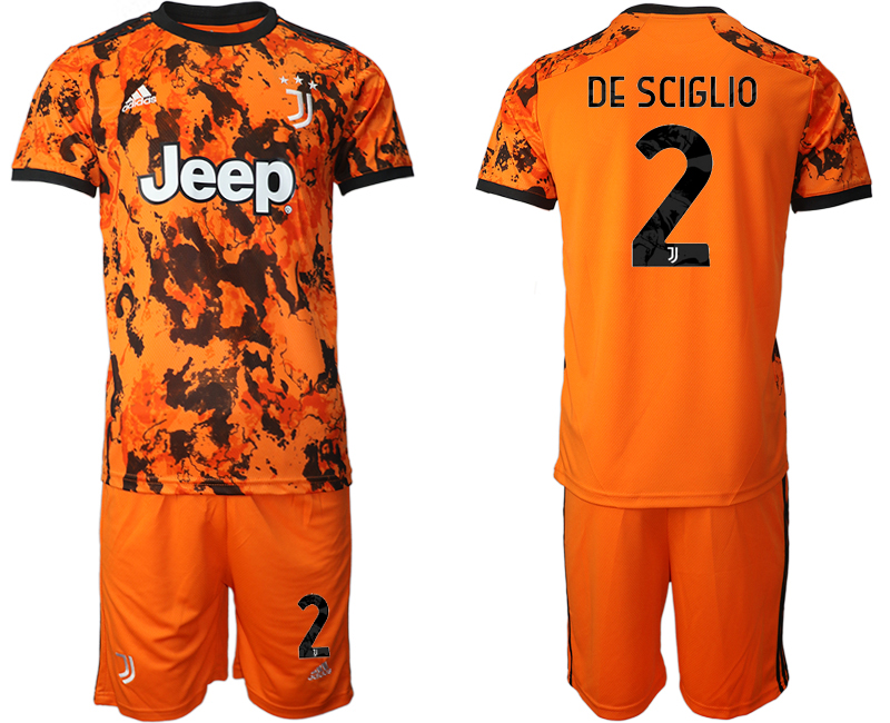 2020-21 Juventus away  2# DE SCIGLIO soccer jerseys