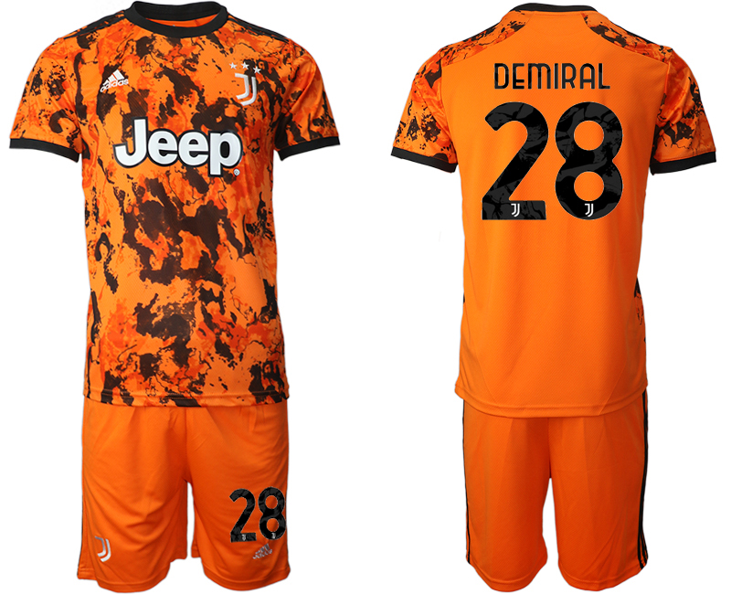 2020-21 Juventus away  28# DEMIRAL soccer jerseys