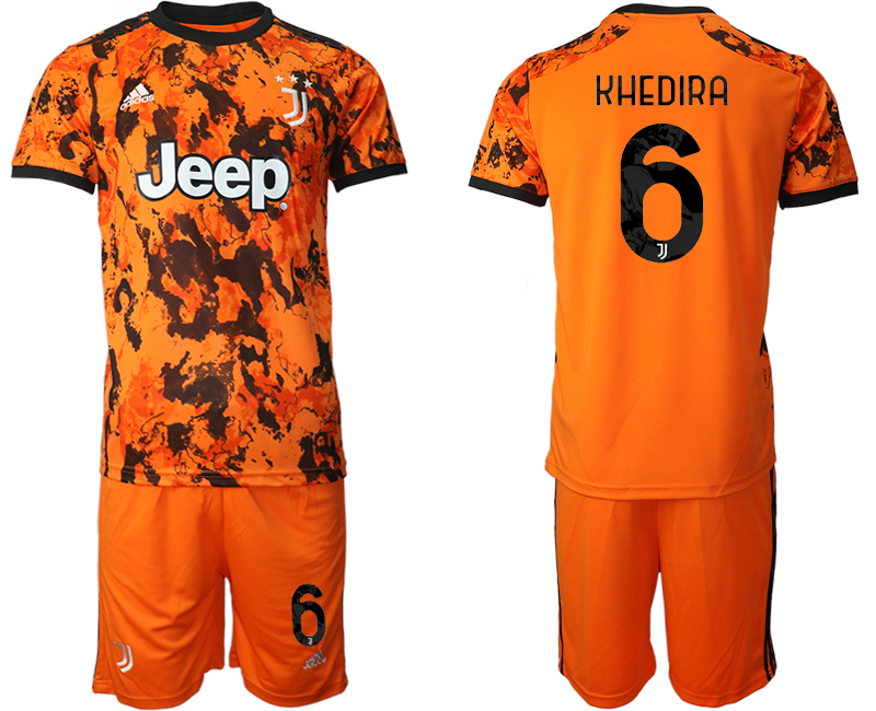 2020-21 Juventus away  6# KHEDIRA soccer jerseys