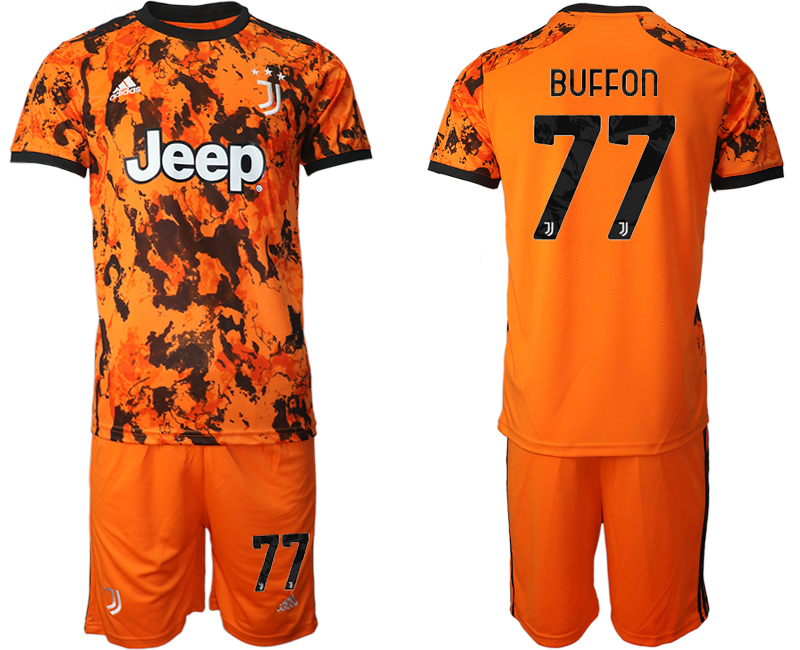 2020-21 Juventus away  77# BUFFON soccer jerseys