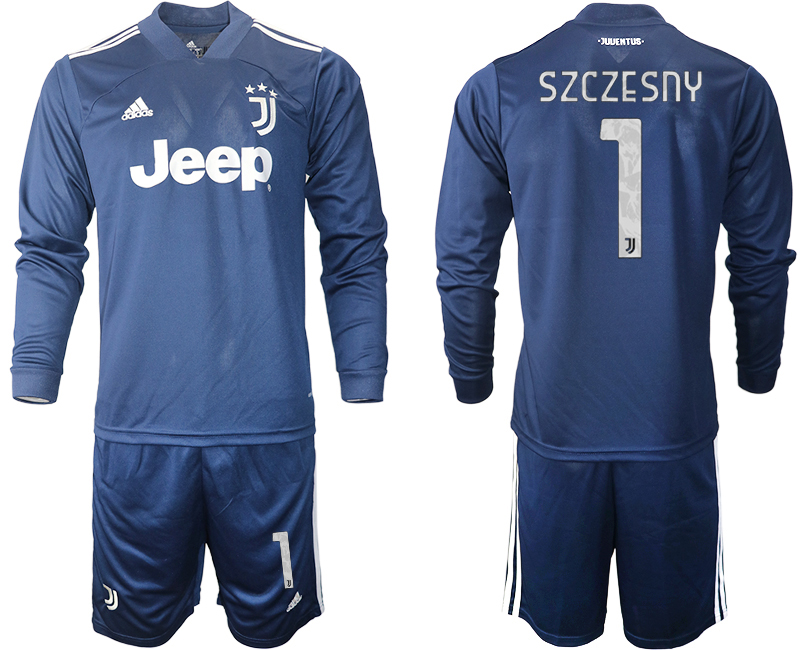 2020-21 Juventus away 1# SZCZESNY long sleeve soccer jerseys