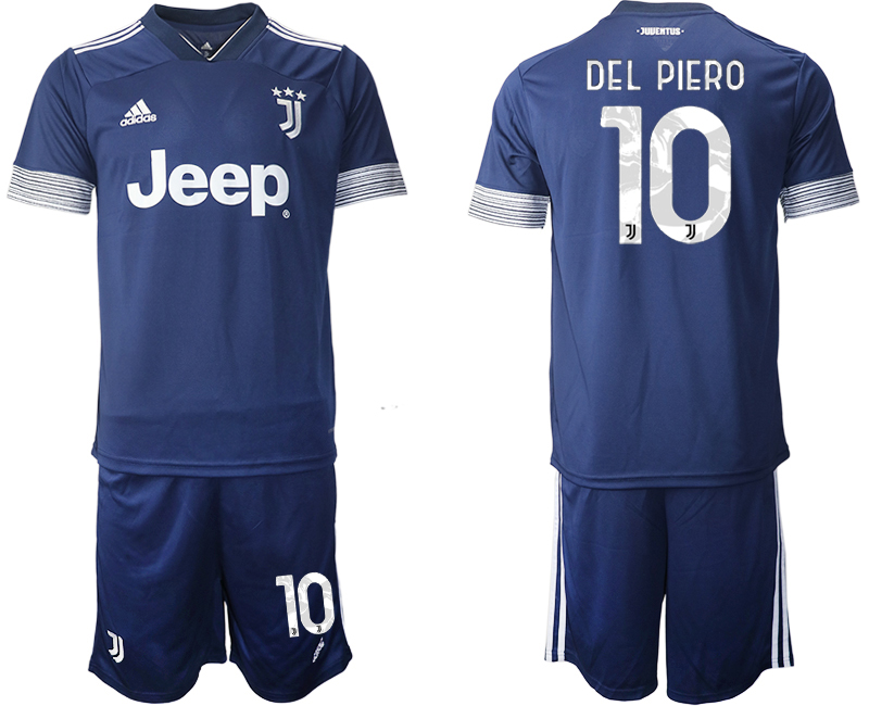 2020-21 Juventus away 10# DEL PIERO soccer jerseys