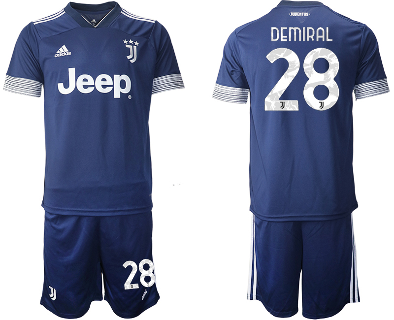 2020-21 Juventus away 28# DEMIRAL soccer jerseys