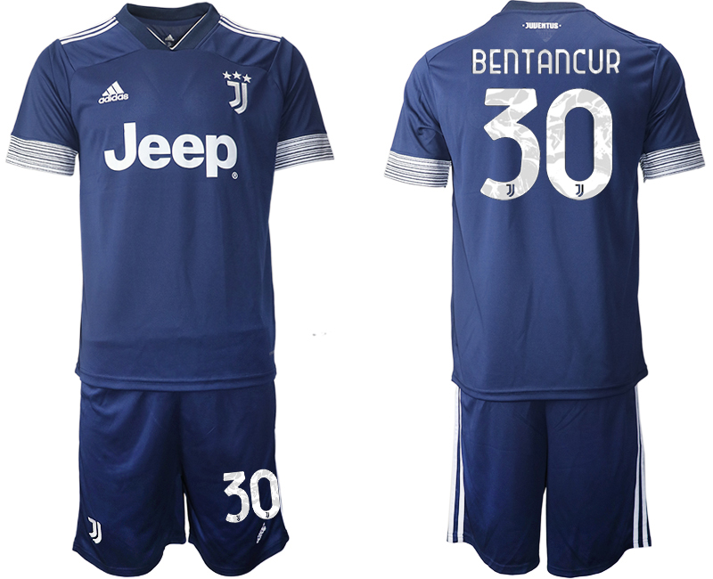 2020-21 Juventus away 30# BENTANCUR soccer jerseys