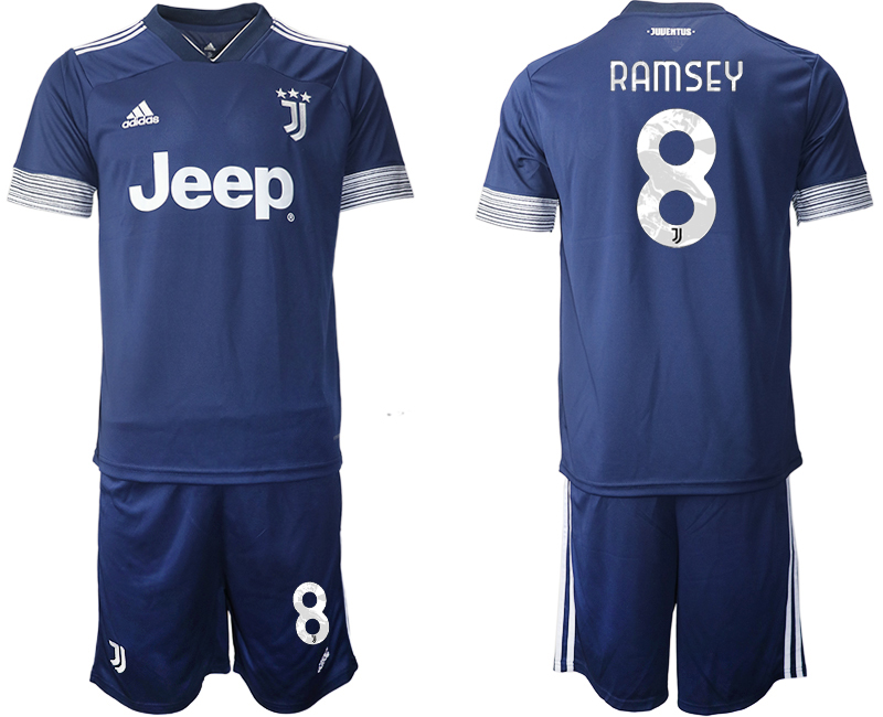 2020-21 Juventus away 8# RAMSEY soccer jerseys