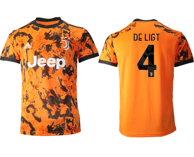 2020-21 Juventus away aaa version 4# DE LIGT soccer jerseys