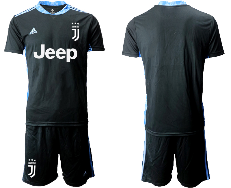 2020-21 Juventus black goalkeeper soccer jerseys