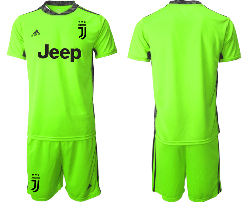 2020-21 Juventus fluorescent green goalkeeper soccer jerseys