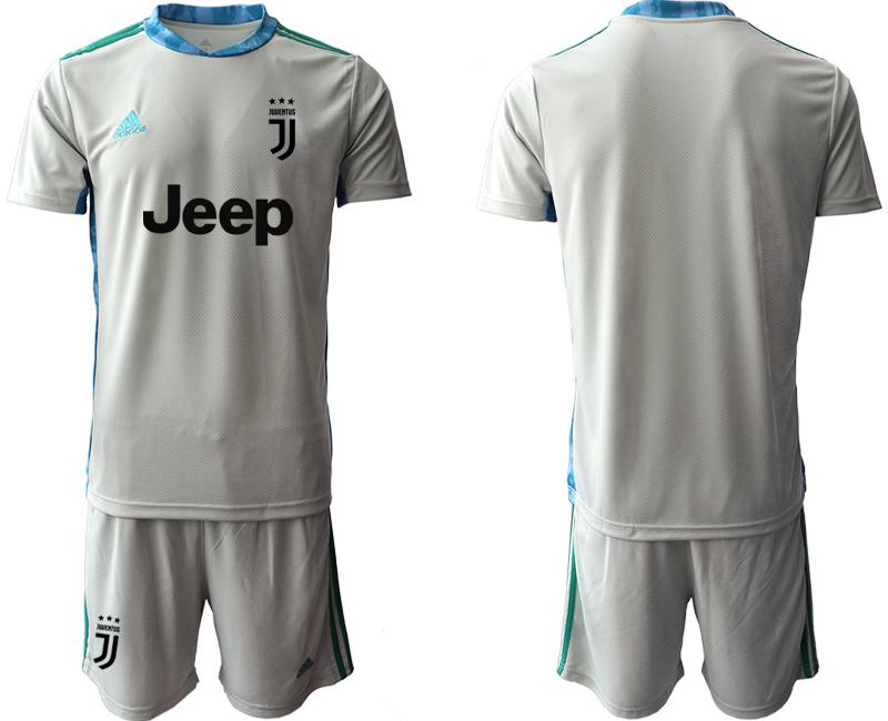 2020-21 Juventus gray goalkeeper soccer jerseys