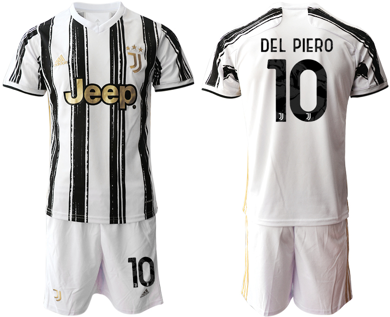 2020-21 Juventus home 10# DEL PIERO soccer jerseys