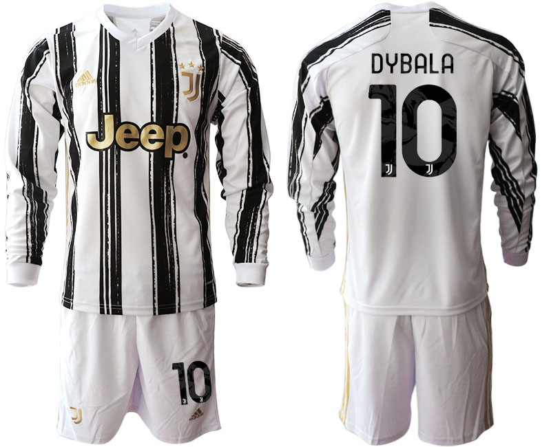 2020-21 Juventus home 10# DYBALA long sleeve soccer jerseys