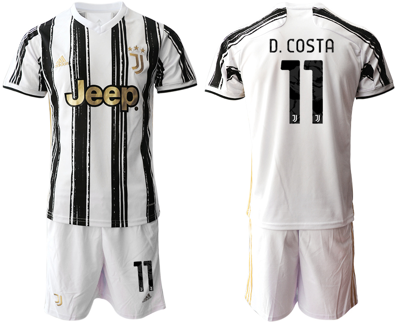 2020-21 Juventus home 11# D.COSTA soccer jerseys