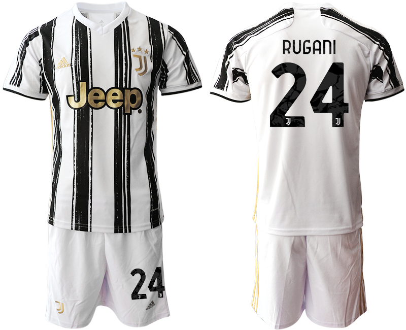 2020-21 Juventus home 24# RUGANI soccer jerseys