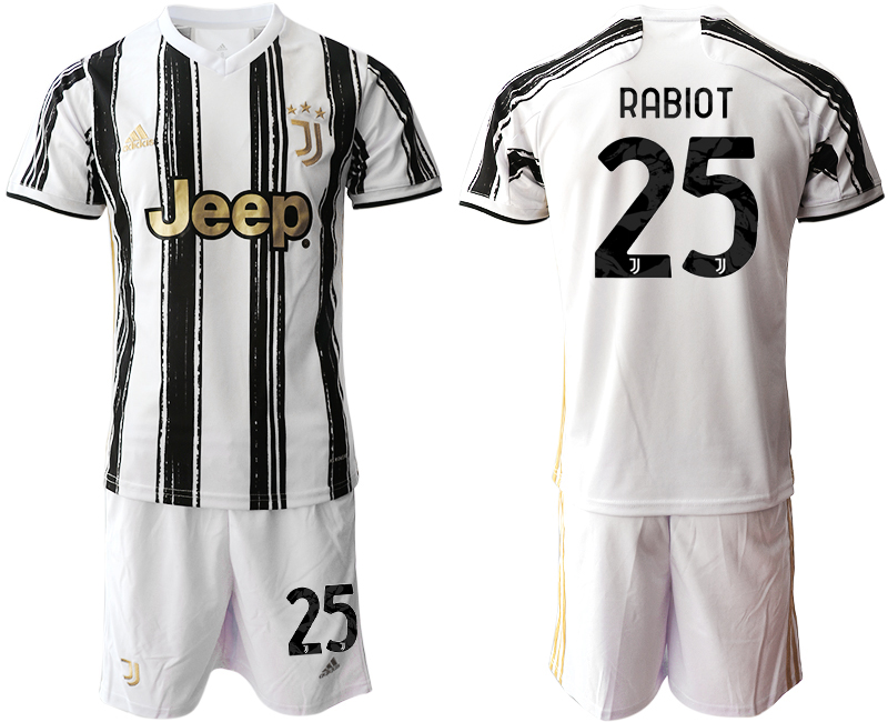 2020-21 Juventus home 25# RABIOT soccer jerseys