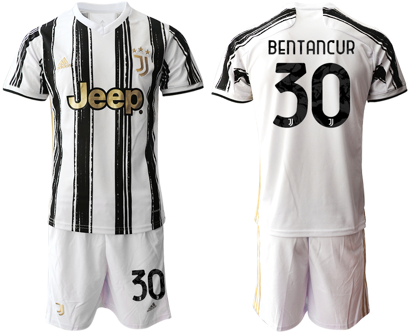 2020-21 Juventus home 30# BENTANCUR soccer jerseys