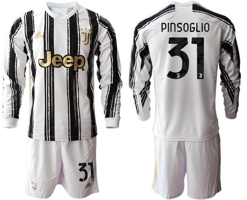 2020-21 Juventus home 31# PINSOGLIO long sleeve soccer jerseys