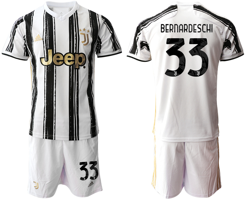 2020-21 Juventus home 33# BERNARDESCHI soccer jerseys