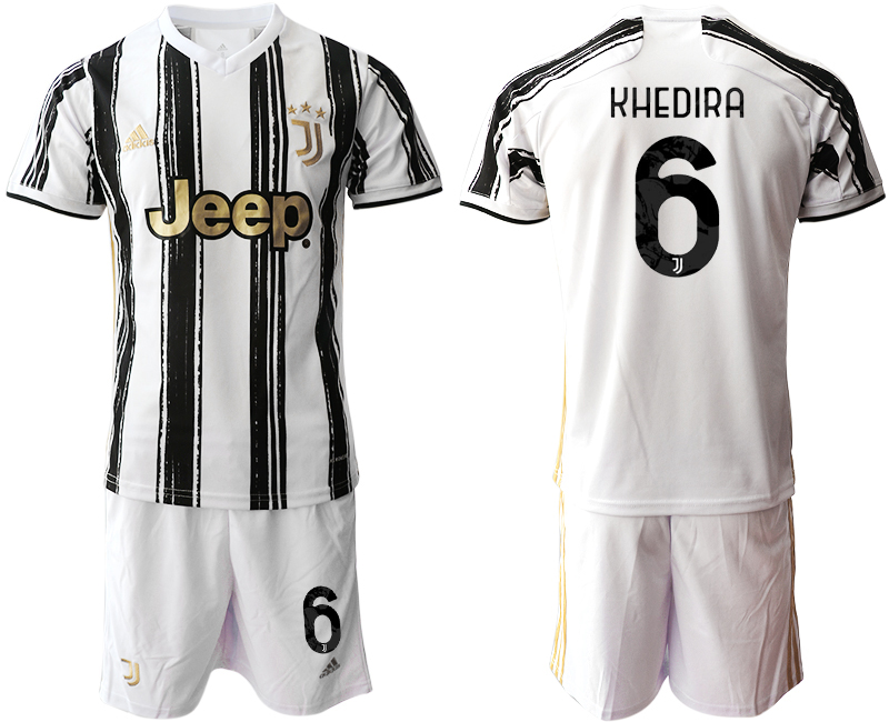 2020-21 Juventus home 6# KHEDIRA soccer jerseys