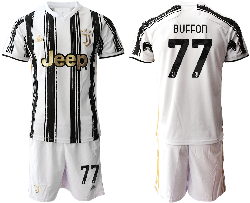 2020-21 Juventus home 77# BUFFON soccer jerseys