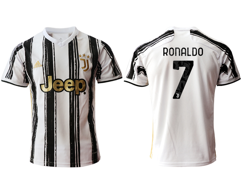 2020-21 Juventus home aaa version 7# RONALDO soccer jerseys