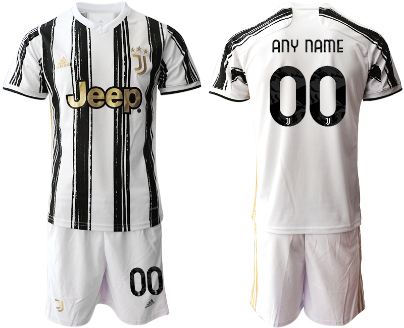 2020-21 Juventus home any name custom soccer jerseys