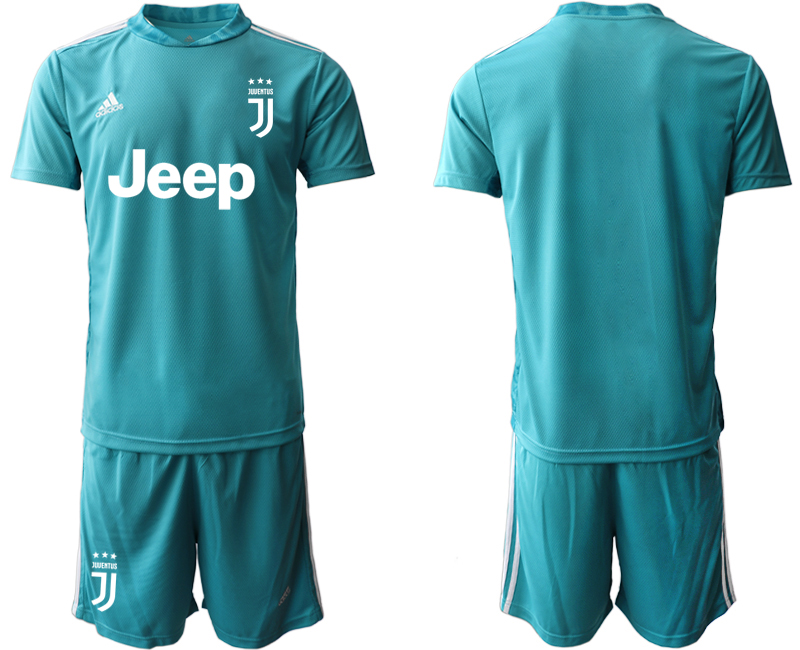 2020-21 Juventus lake blue goalkeeper soccer jerseys