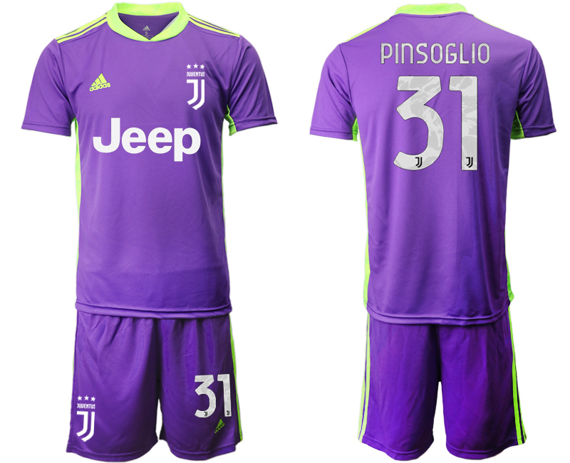 2020-21 Juventus purple goalkeeper 31# PINSOGLIO soccer jerseys