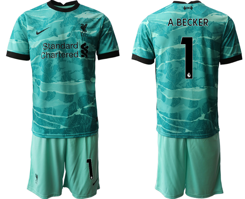 2020-21 Liverpool away  1# A.BECKER soccer jerseys