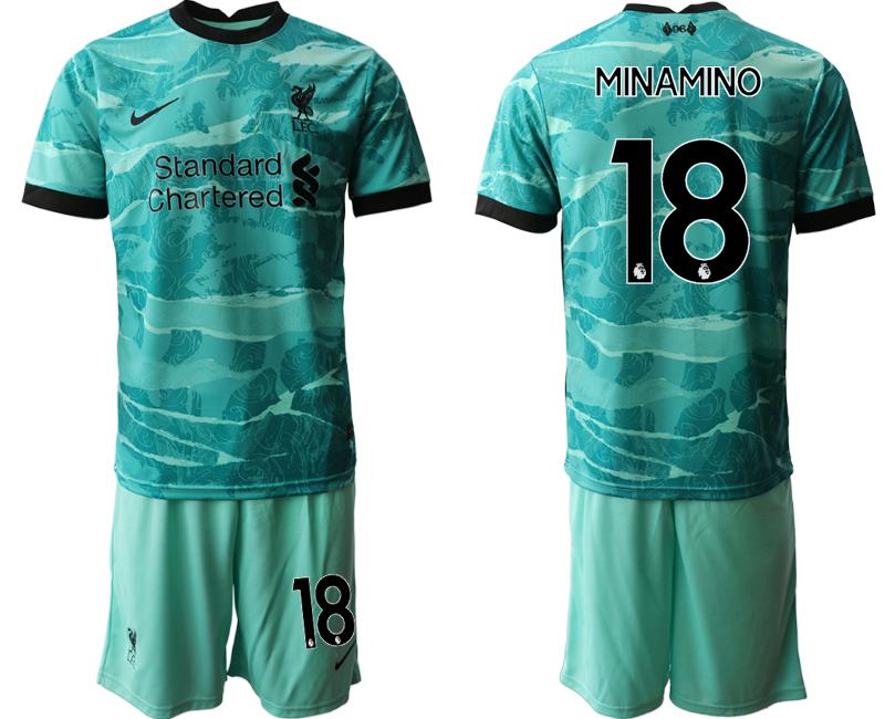 2020-21 Liverpool away  18# MINAMINO soccer jerseys