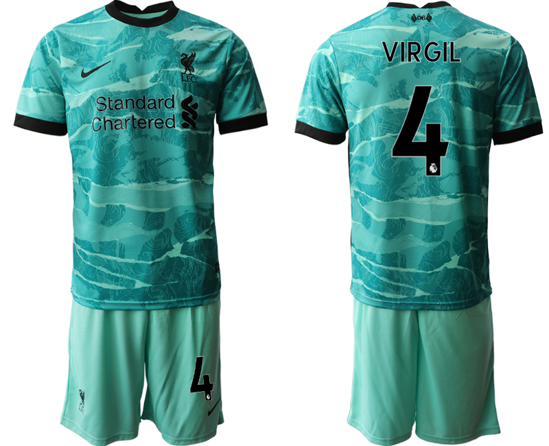 2020-21 Liverpool away  4# VIRGIL soccer jerseys