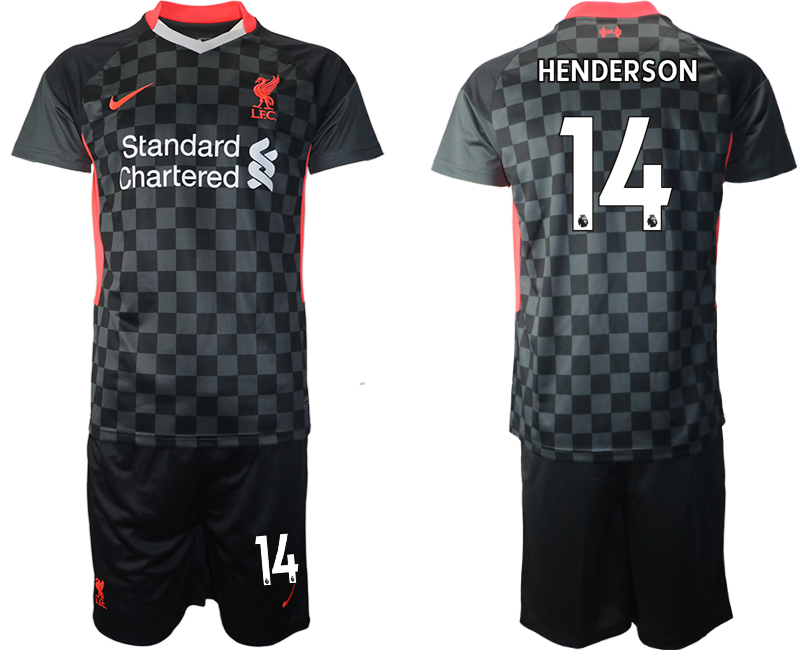 2020-21 Liverpool away 14# HENDERSON soccer jerseys