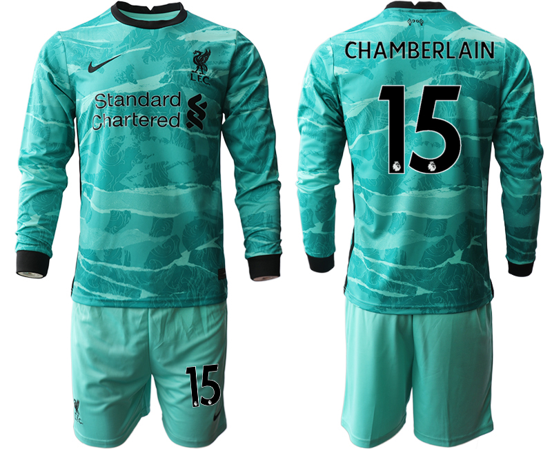 2020-21 Liverpool away 15# CHAMBERLAIN long sleeve soccer jerseys