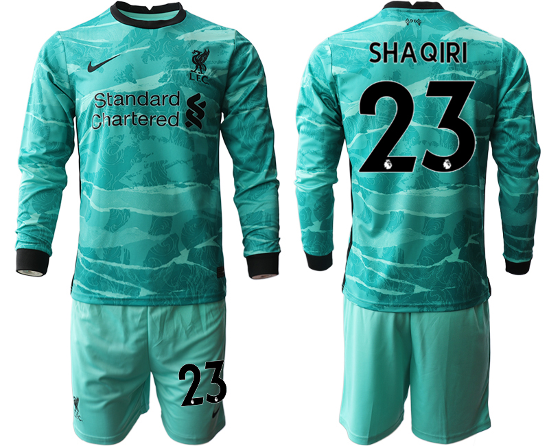 2020-21 Liverpool away 23# SHAQIRI long sleeve soccer jerseys