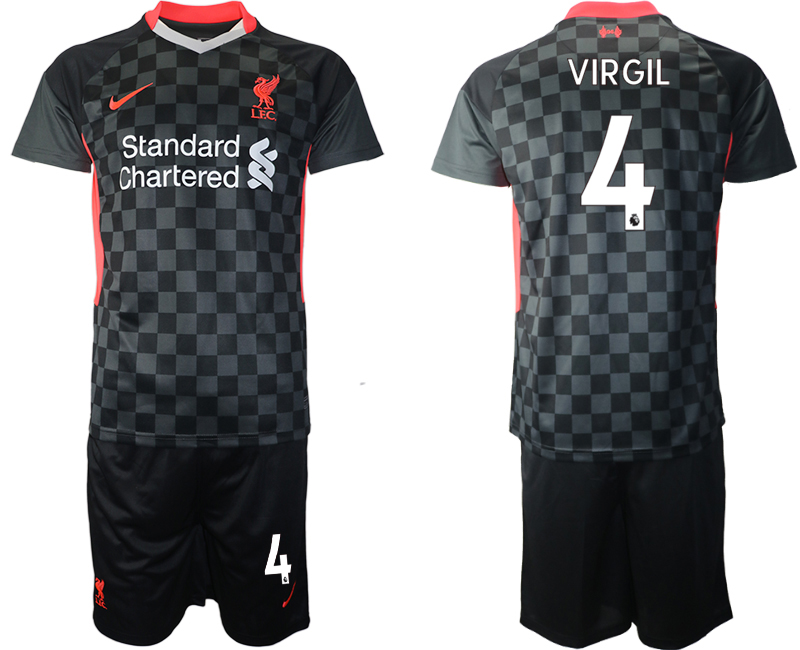 2020-21 Liverpool away 4# VIRGIL soccer jerseys