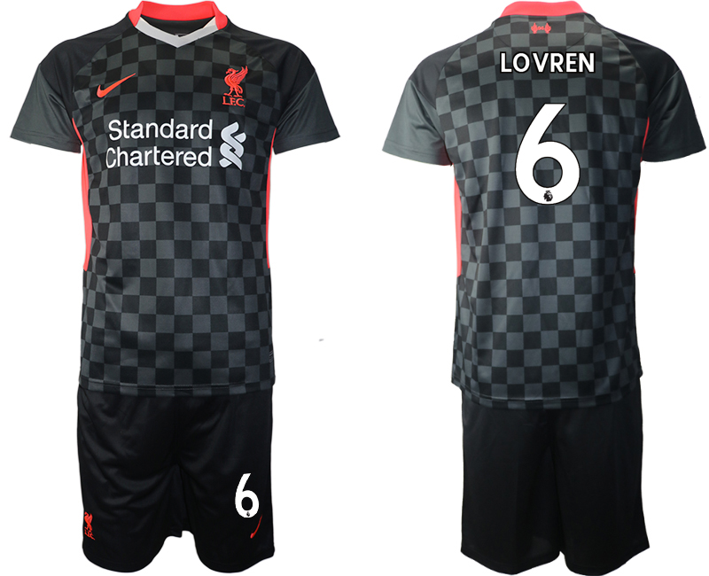 2020-21 Liverpool away 6# LOVREN soccer jerseys