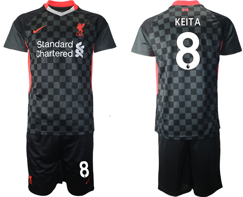 2020-21 Liverpool away 8# KEITA soccer jerseys