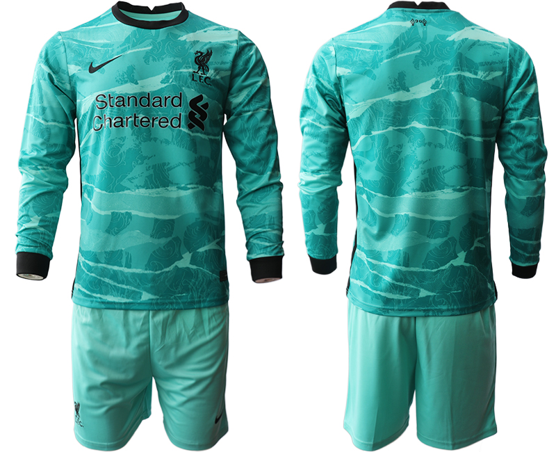 2020-21 Liverpool away long sleeve soccer jerseys