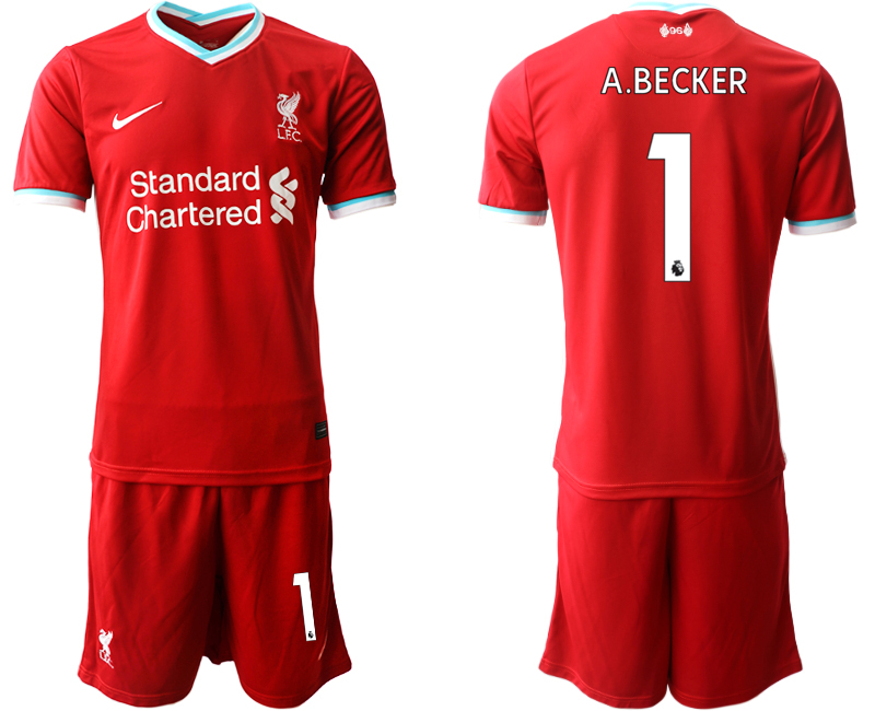 2020-21 Liverpool home 1# A.BECKER soccer jerseys